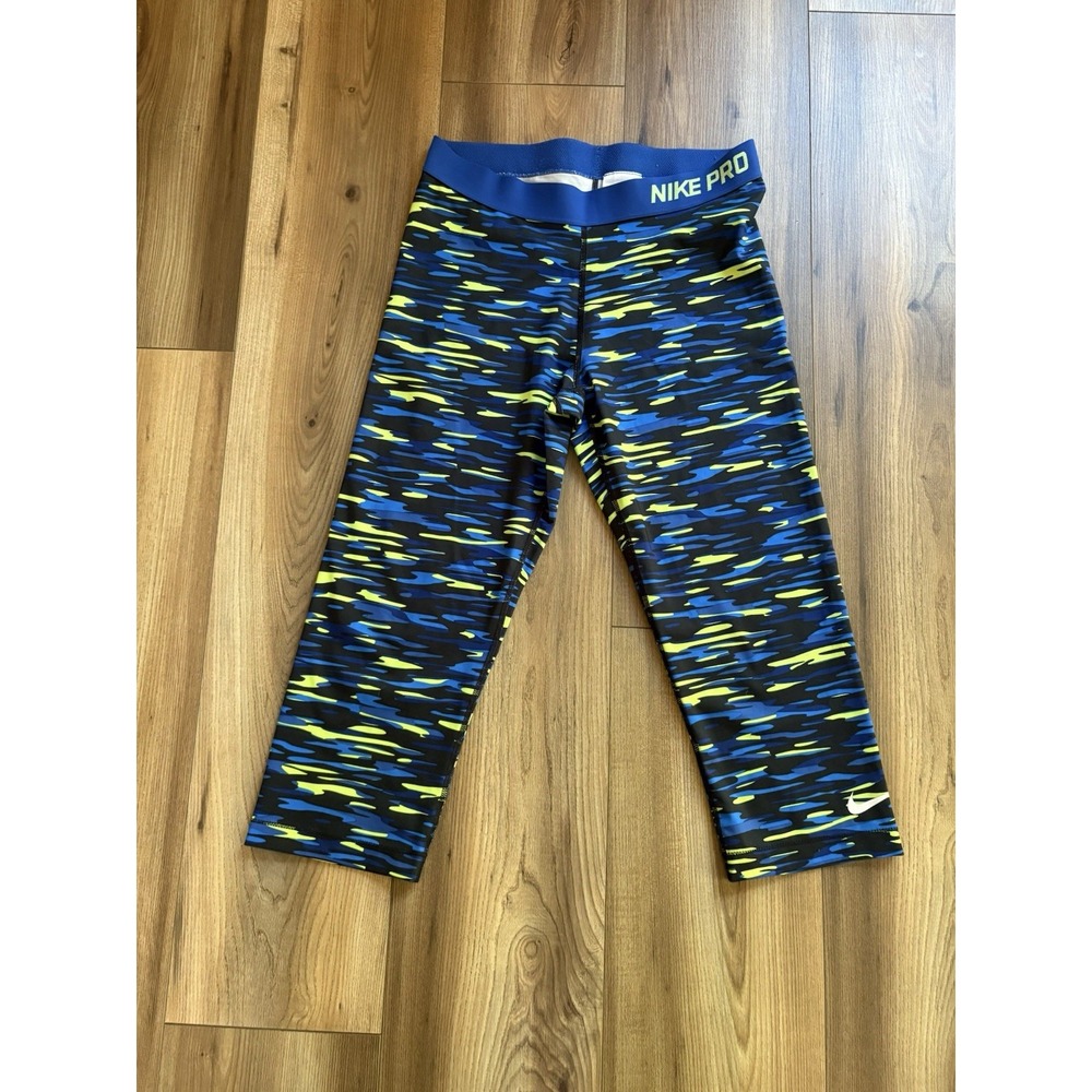 Nike Pro Women's Sz Large Cropped Leggings Yoga Pants